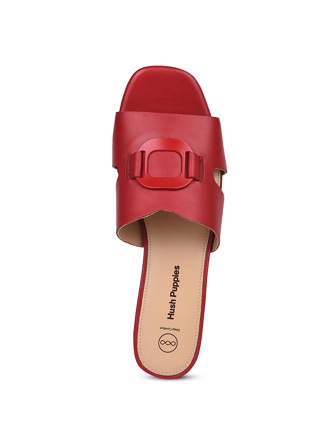 Hush Puppies Women Block Heel Sandals - Red (7Uk)