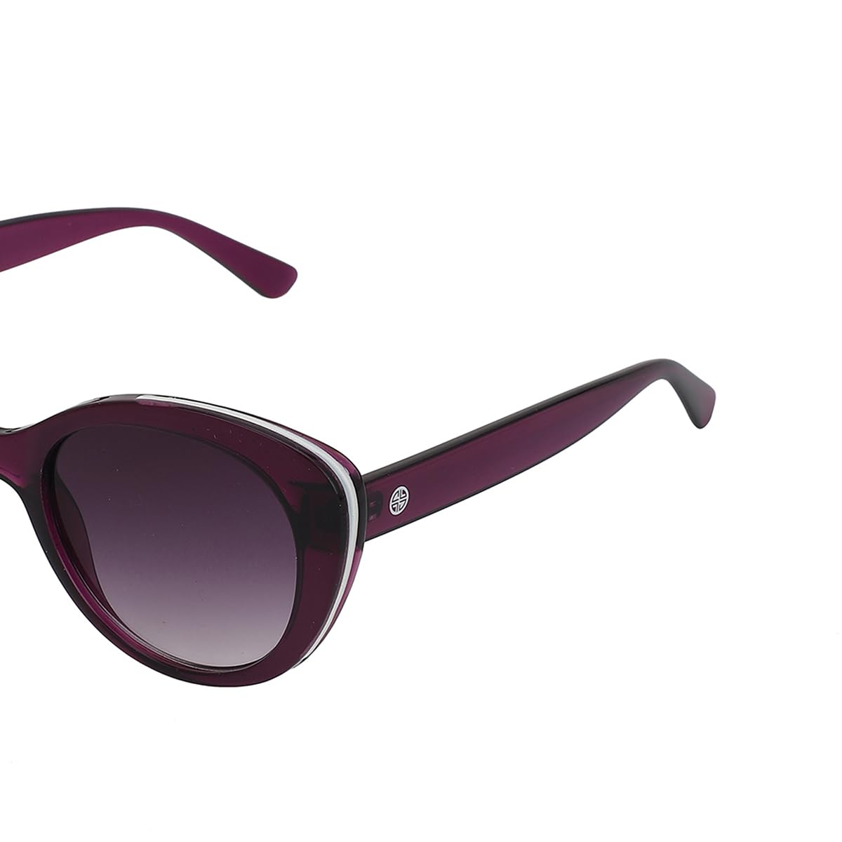 Carlton London Purple Toned UV Protected Cateye Sunglasses For Women