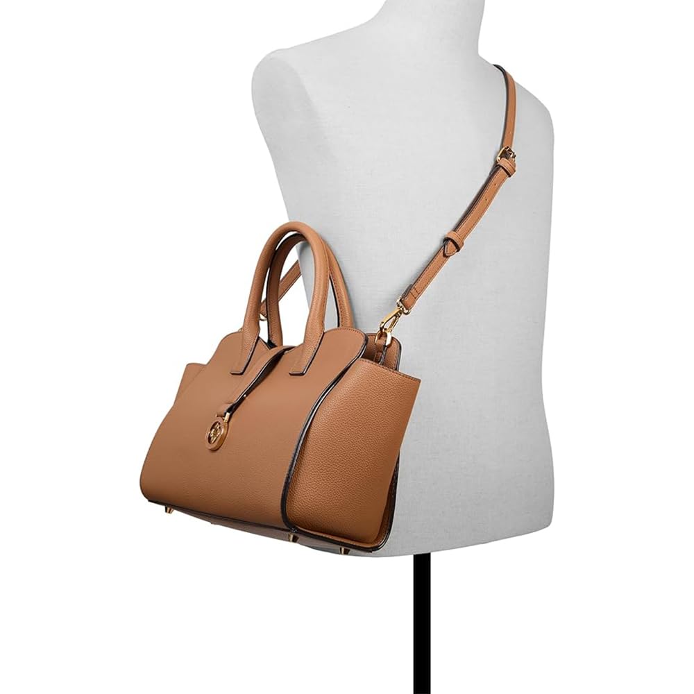 Aldo GEORGINIA Brown Womens Satchel