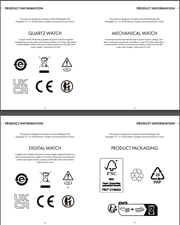 Daniel Wellington Petite Analog Watch for Women with White Round Dial & Rose Gold Stainless Steel Bracelet Band Water Resistant Women's Wrist Watches - DW00100418