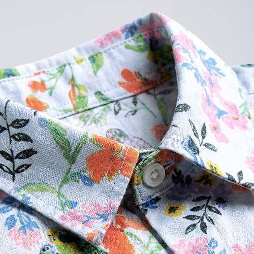 Hopscotch 2-Pc Floral Shirt & Short Set (6-7 Years)