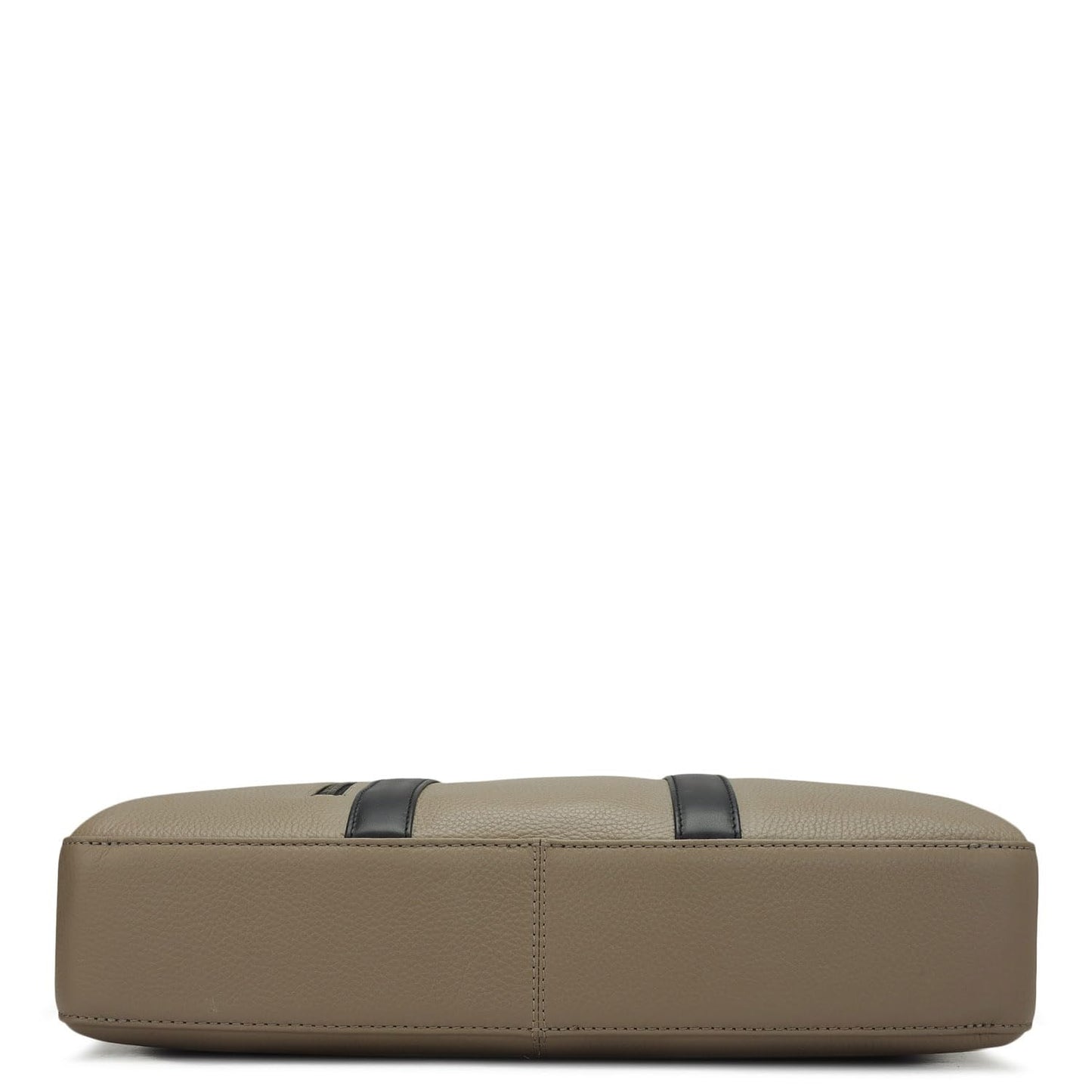 Da Milano Leather Laptop Bag for Men & for Women - Fits Upto 14" Laptop - Greyish Taupe