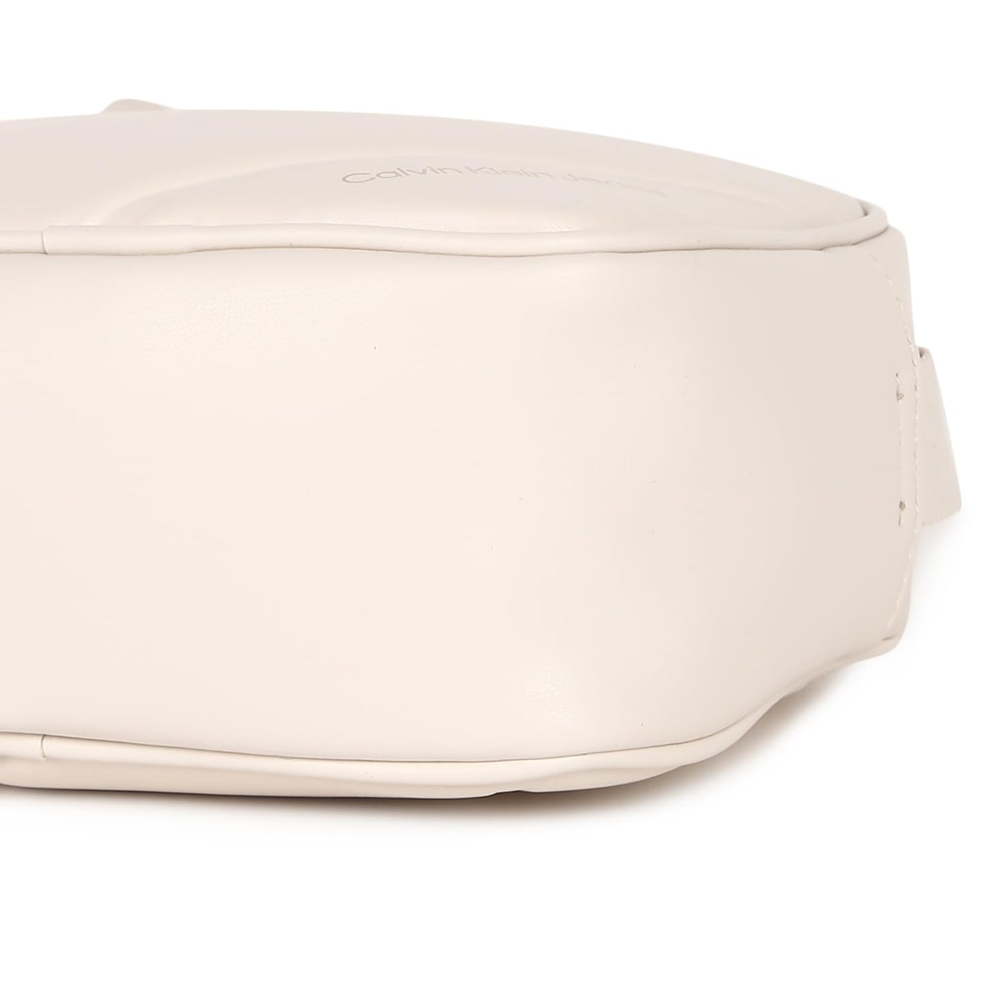 Calvin Klein Women's PU Solid Beige Camera Bag