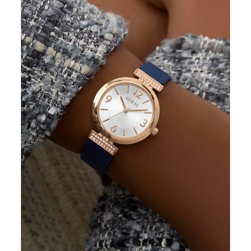 Guess Array White Round Dial Analog Women's Watch - GW0912L3