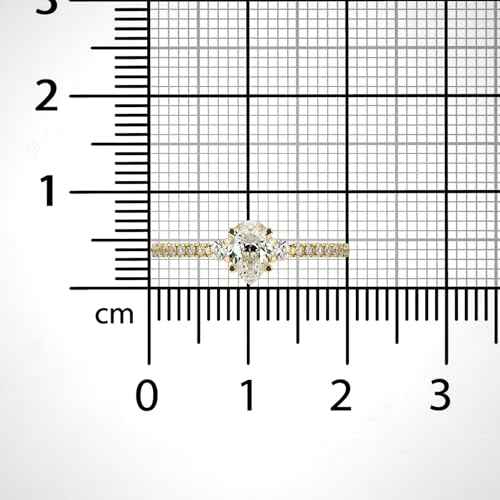 VALANOVA Hallmarked 14K Gold & Certified Lab Grown Diamond 0.56cts | Ring For Women's/Girls | Stylish & Elegant | VGR0462S | Ring Size: 8