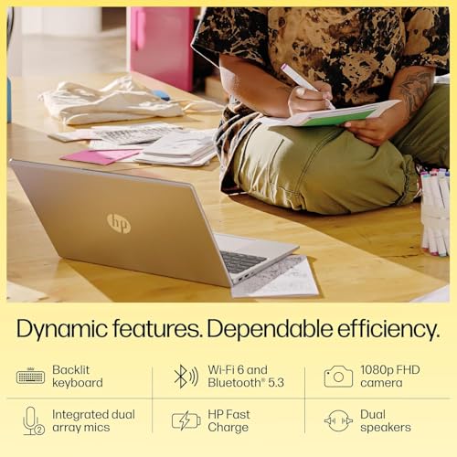 HP 15, AMD Ryzen 5 7520U (16GB DDR4, 512GB SSD) FHD, Anti-Glare, Micro-Edge, 15.6''/39.6cm, Win11, M365 Basic(1yr), Offic24, Silver,1.59kg, fc0806AU, FHD Camera w/Privacy Shutter, Backlit Laptop