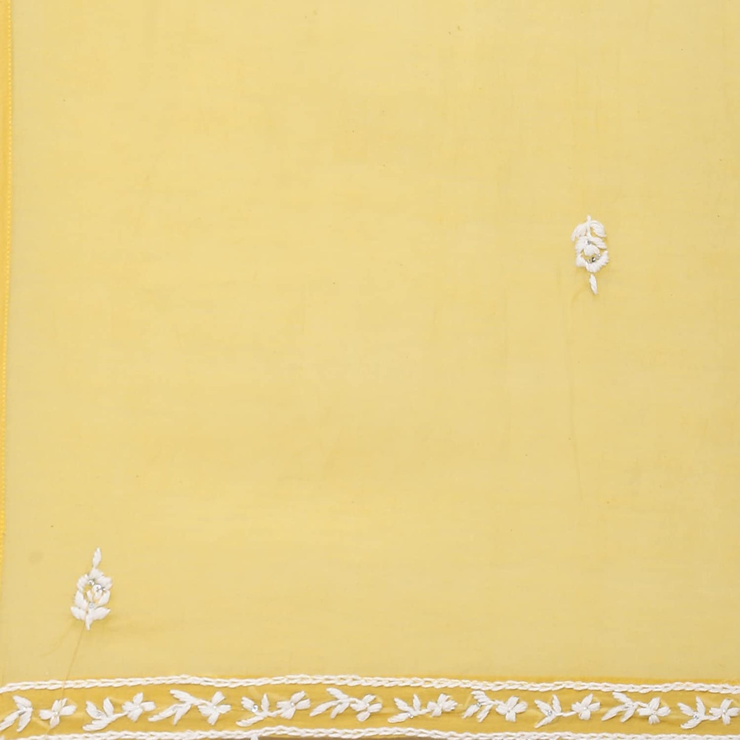 BIBA WOMEN EMBROIDERY NARROW SALWAR KURTA DUPATTA(SKDCHIKANKA8152_YELLOW_34)