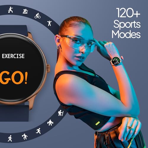 Fire-Boltt Phoenix Pro Smart Watch 1.39 inch Bluetooth Calling, AI Voice Assistant, Metal Body with 120+ Sports Modes, SpO2, Heart Rate Monitoring (Copper Blue)