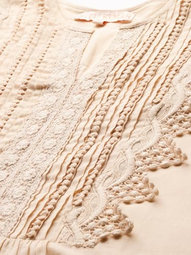 Ecru Multi Chintz Kurta With Palazzo And Dupatta