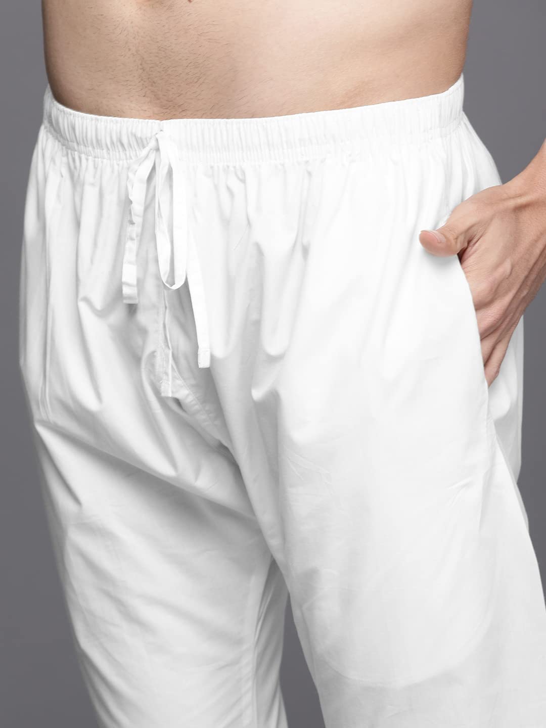 Manyavar Kurta Set for Men, Full-Sleeves Mandarin Collar Ethnic Kurta Set for Engagement, Wedding, Party Solid Kurta Set Blended Cotton (Green, XL)