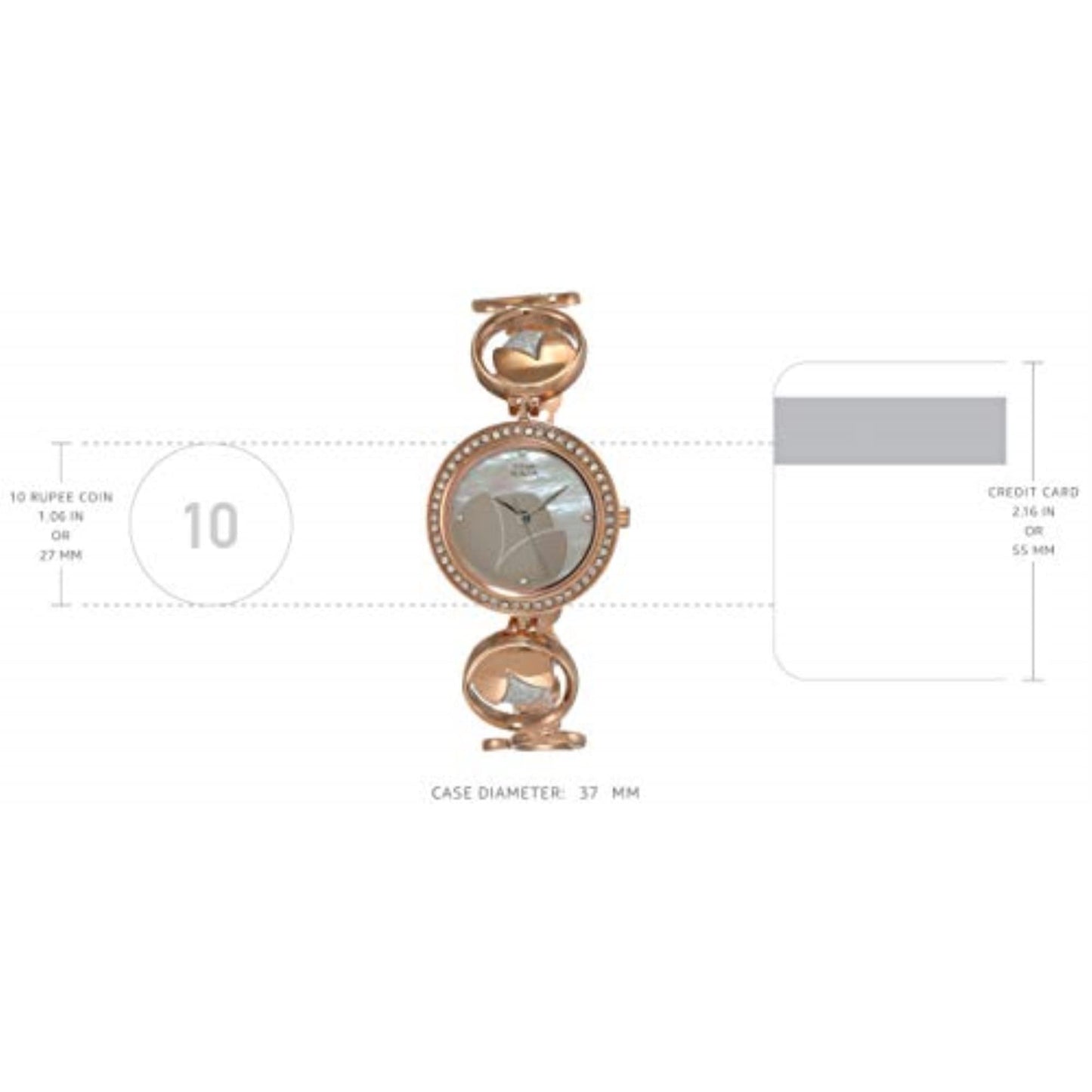 Titan Raga Analog Mother of Pearl Dial Women's Watch NM2539KM01/NN2539KM01