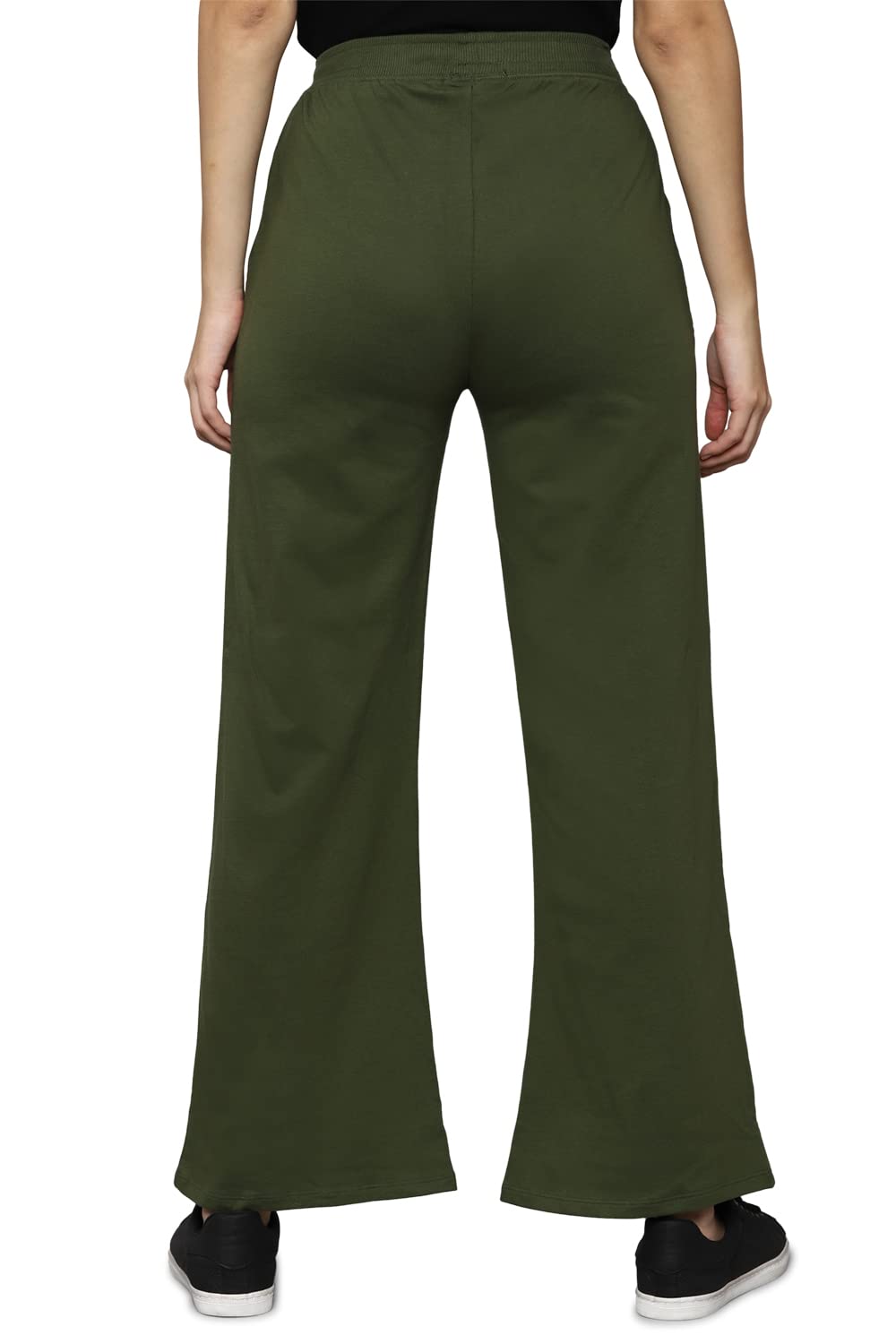 Allen Solly Women's Regular Casual Pants (Green) - SaumyasStore