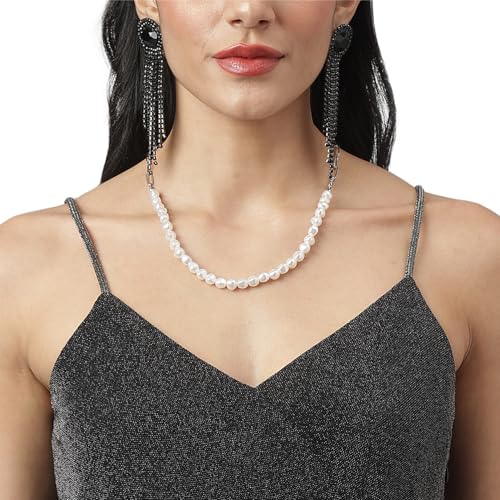 Latin Quarters Women Black Party Solid Sleeveless Dress_L