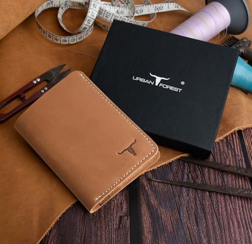 URBAN FOREST Joe Vintage Cognac Leather Wallet for Men
