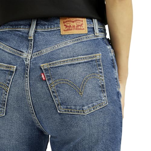 Levi's Women's Mid Rise Flared Fit Blue Jeans