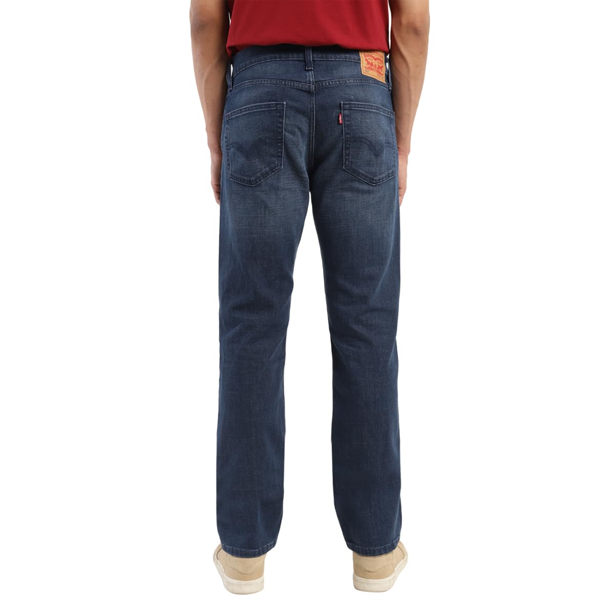Levi's Men's Mid Rise 511 Slim Fit Mid-Rise Light Fade Stretchable Jeans Dark Indigo, 34