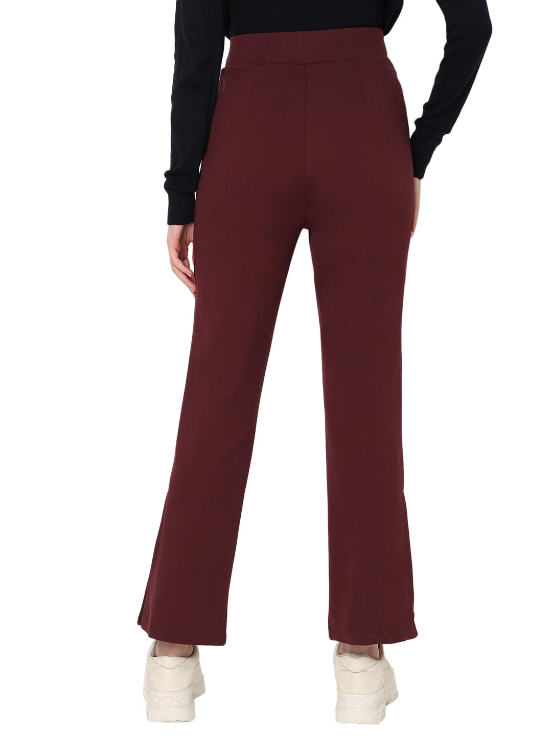 VERO MODA Women's Bootcut Pants (10309811- Winetasting