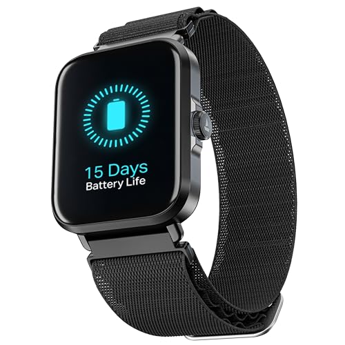 boAt New Launch Storm Infinity w/15 Days Extensive Battery fueled by Huge 550mAh Battery, Fast Charge, Sports Strap,1.83”(4.65cm)HD Display, Functional Crown Smart watch for Men & Women (Sports Black)