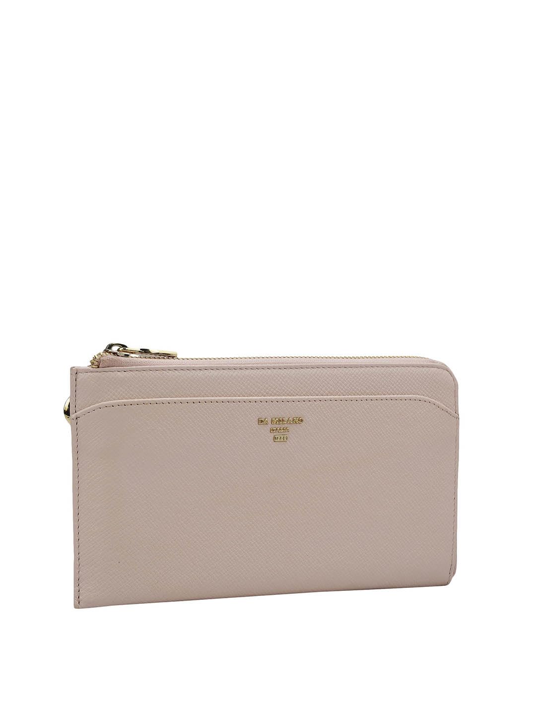 Da Milano Genuine Leather Pink Multi Pouch (1430)