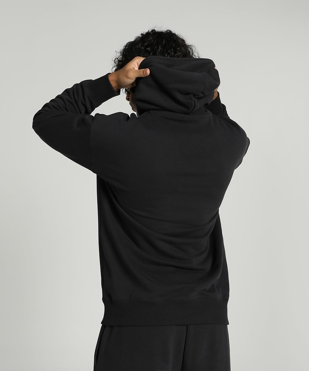 Puma Unisex-Adult Regular Fit Cotton Hooded Neck Sweatshirt (624241_Black