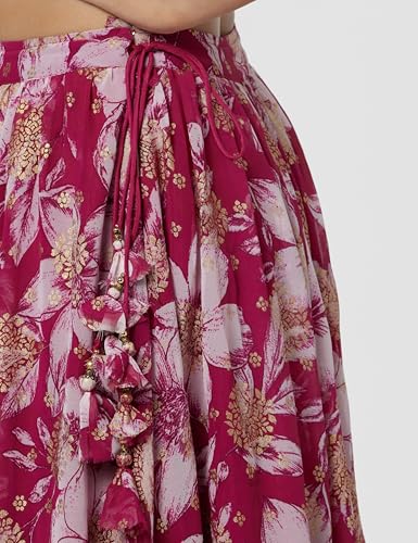BIBA WOMEN PRINTED STRAIGHT MIX AND MATCH(WHIMSICA2121_BERY_32)