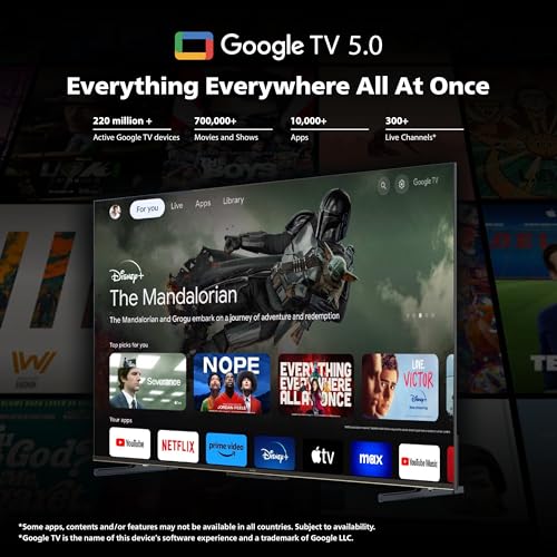PHILIPS 190 cm (75 inch) 8100 Series 4K Ultra HD Smart QLED Google TV 75PQT8100/94