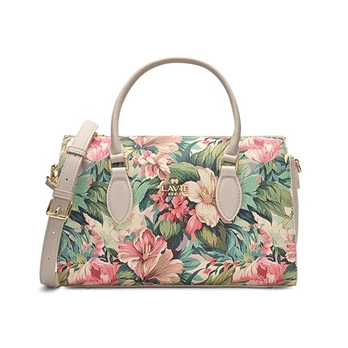 LAVIE PARIS Women's Fleur Medium Satchel Bag | Satchel Handbag for Work | Ladies Purse | Stylish Shoulder Bag | Gift for Women