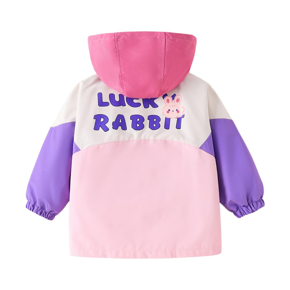 Hopscotch Girls Polyester Waist Length Jackets in Multi Color For Ages (6-7 Years)