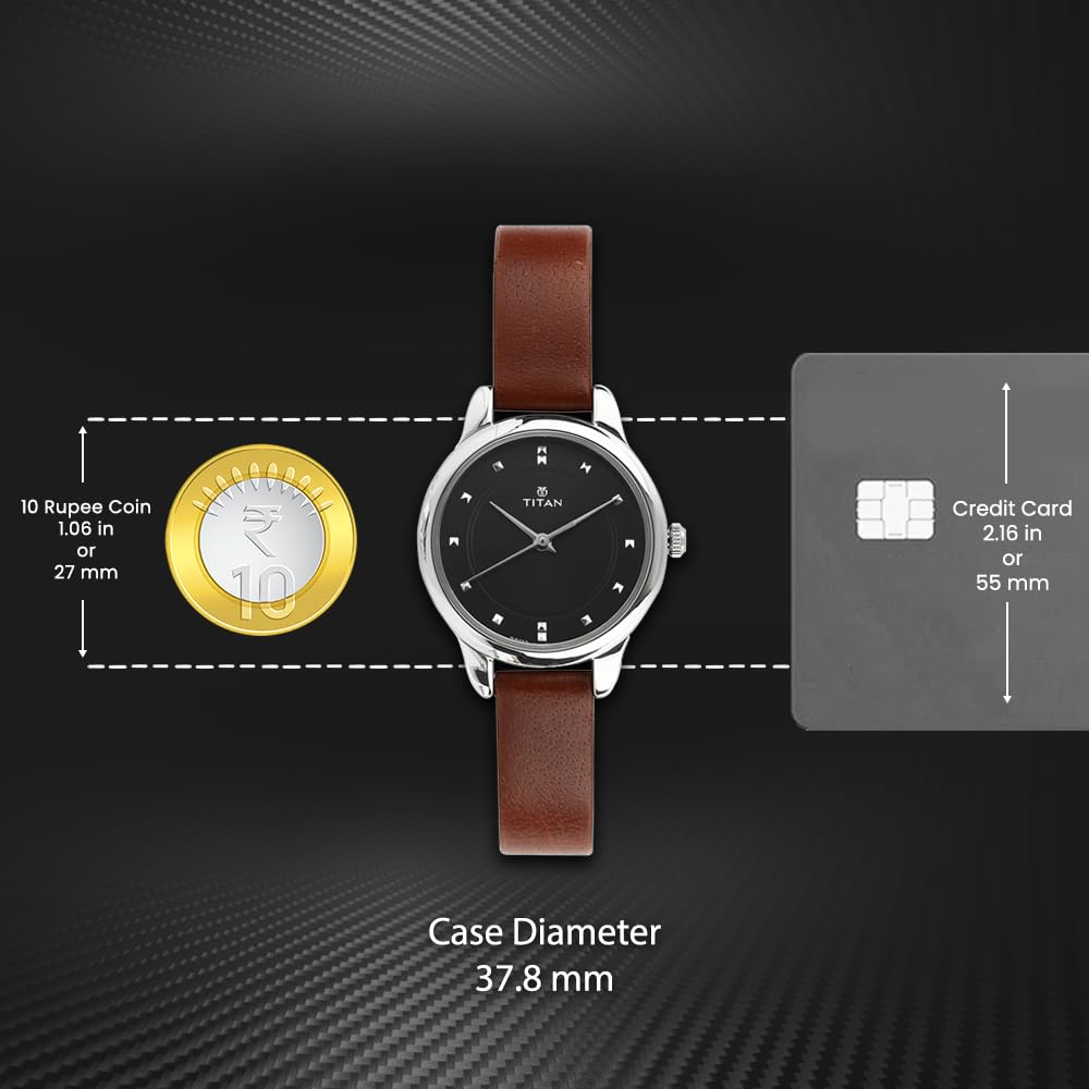 Titan Ladies Neo - Ii Analog Black Dial Women's Watch NM2481SL07/NN2481SL07/NP2481SL07