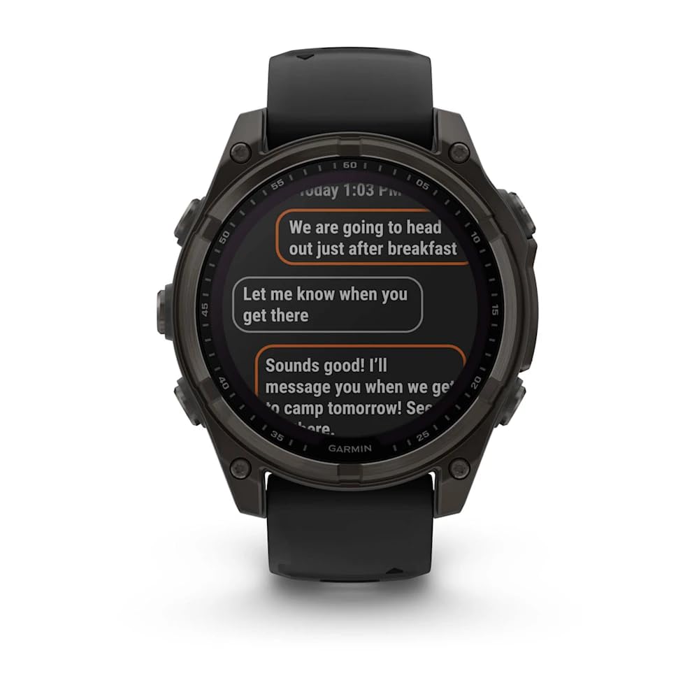 Garmin Fenix 8-47 MM |Premium Multisport GPS Smartwatch with Solar Charging | Upto 48 Days of Battery Life with Built-in Speaker, LED Flashlight and Microphone | Advanced Health Monitoring Features