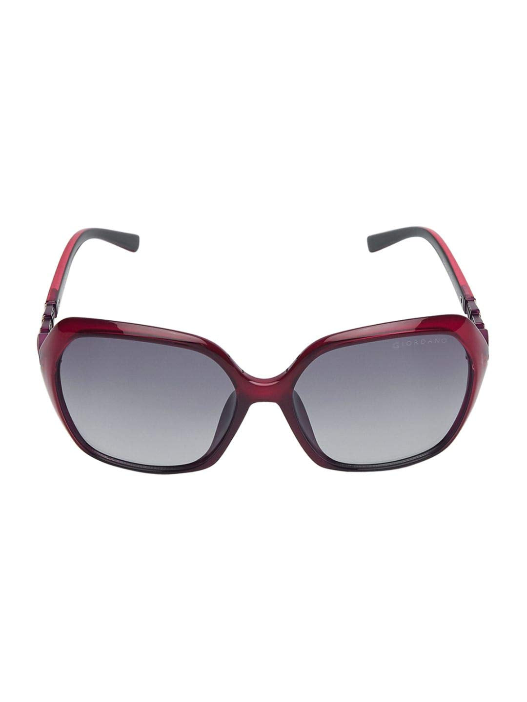 Giordano UV Protected Oversized Women Sunglasses (58 | Grey Lens)