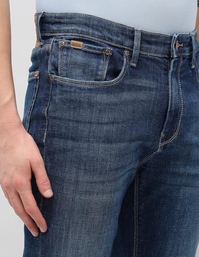 U.S. Polo Assn. Denim Co. Men's Harold Slim Straight Fit Blue Jeans (UDJEN2003_Blue_32)