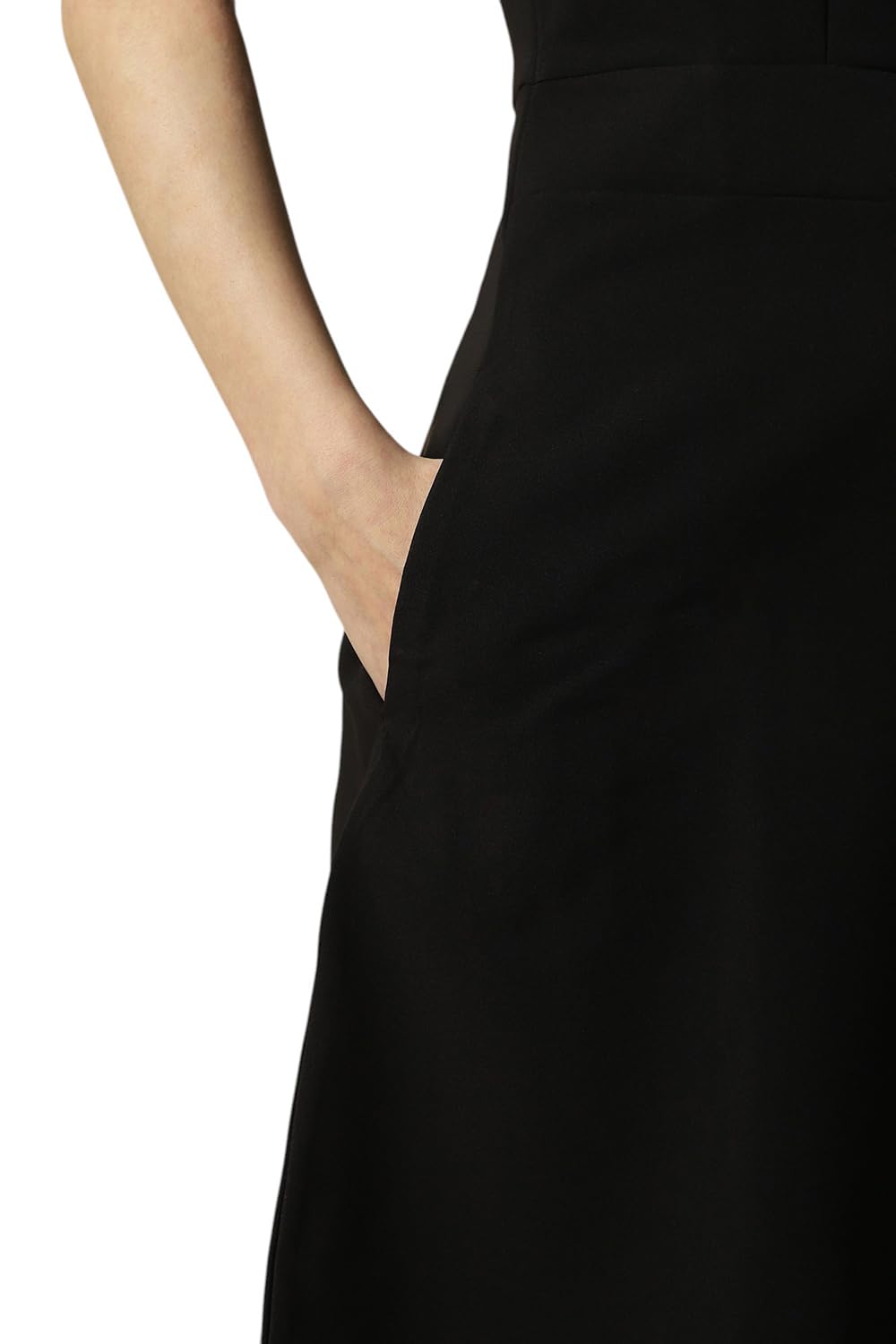 Allen Solly Women's Polyester Blend Modern Calf Length Dress