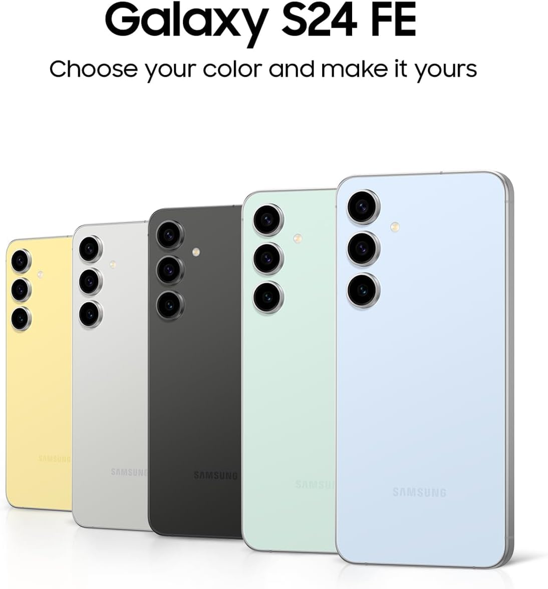 Samsung Galaxy S24 FE 5G (Mint, 8GB RAM+ 256GB Storage) | Exynos 2400e Processor | Dynamic AMOLED Display | Dual Nano-SIM | 4700mAh Battery