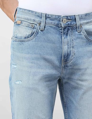 U.S. Polo Assn. Denim Co. Men's Shawn Relaxed Fit Blue Jeans (UDJEN1987_Blue_34)
