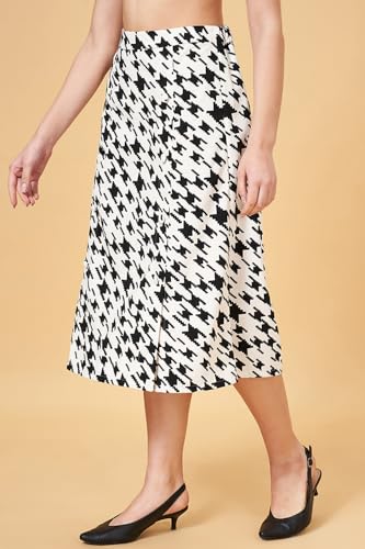 Women's Annabelle Off-White Skirt Slim Fit,Marshmallow,36