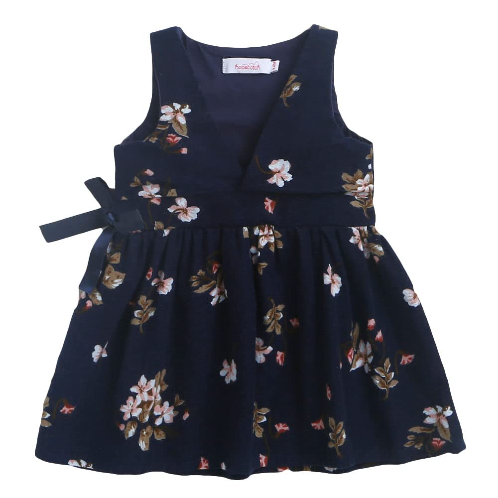 Hopscotch Girls Mini Casual Dresses In White Color For Ages 2-3 Years