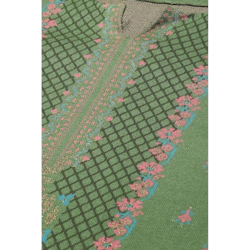 Rangriti Women Cotton Blend Straight Suit Set (WNTRWR18806AW23GRN_Green