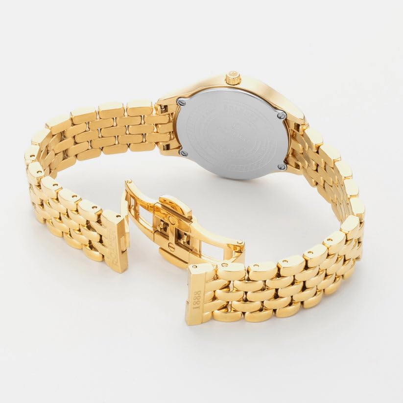 Roamer Quartz Women Soleure Diamond White Mop Analog Stainless Steel Watch 547857 48 25 50