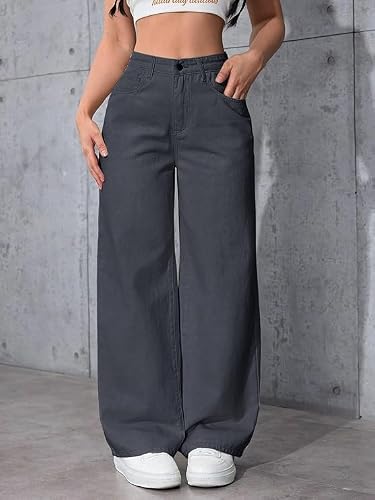 TAGAS Women's Jeans || Womens Pant ||Cargo ||Girls high Rise Pant||(WDJ-8) Dark Grey