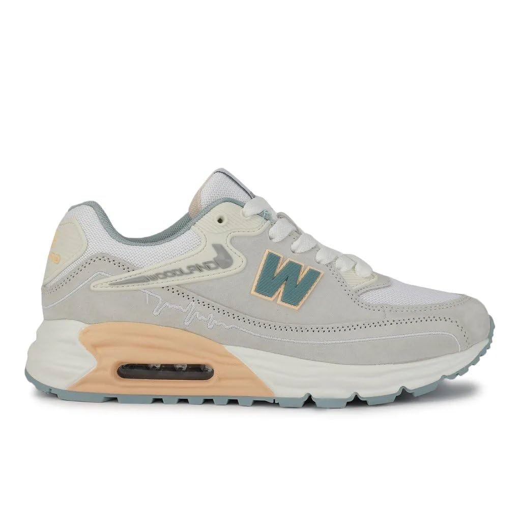 Woodland Women Lgrey/Pink Casual Sneakers