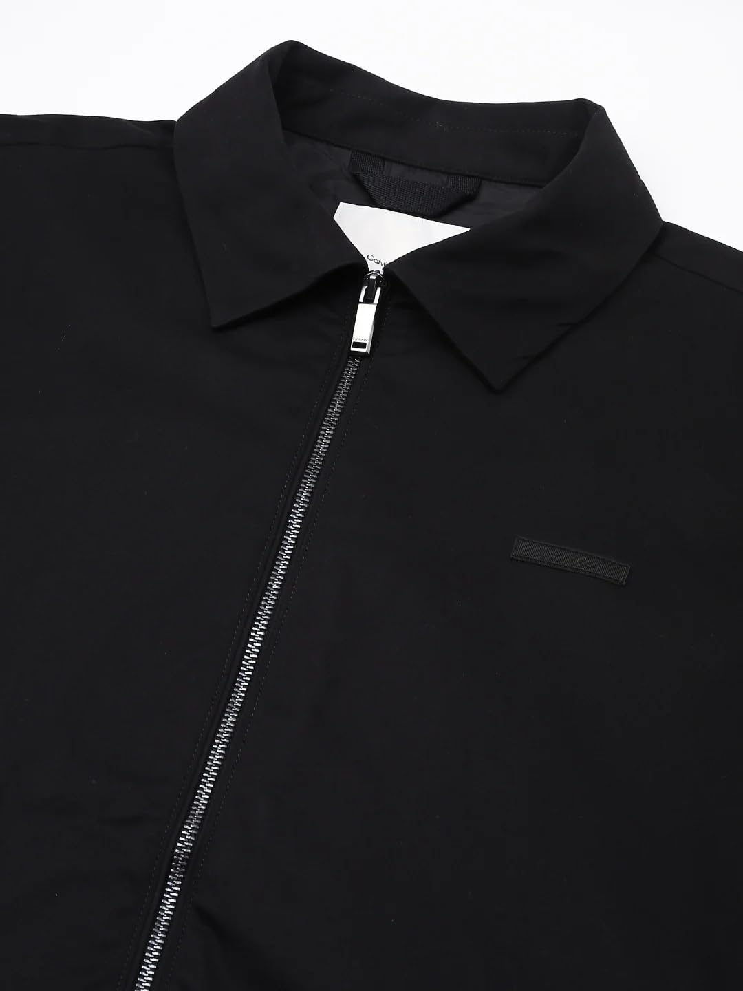 Solid Regular Fit Cotton Jacket