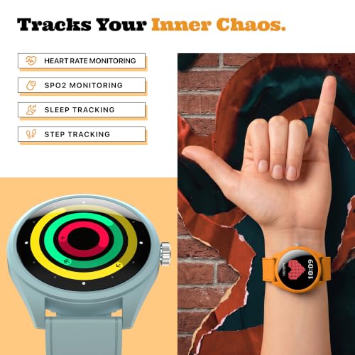 Pebble Pixie 1.32" AMOLED Smartwatch with Bluetooth Calling | Always-On Display, Lightweight, Health & Sleep Tracking, Smart Notifications