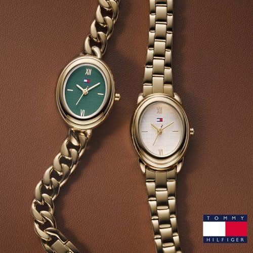 Tommy Hilfiger Demi with Quartz Basic Analog Champagne Dial Gold Stainless Steel Strap Watch for Women - TH1782875W