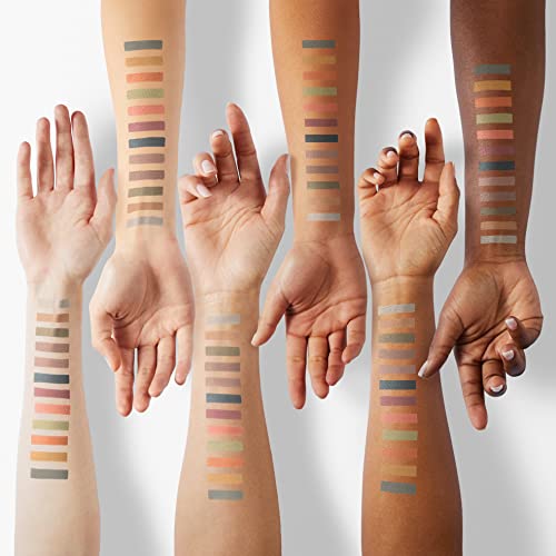 Makeup Revolution- ReLoaded Eyeshadow Palette - Division (Burnt Neutrals) | Highly pigmented |Long Wearing & Easily Blendable | Eye Makeup Matte, Shimmery And Metallic Finish | Cruelty-Free -16.5 g