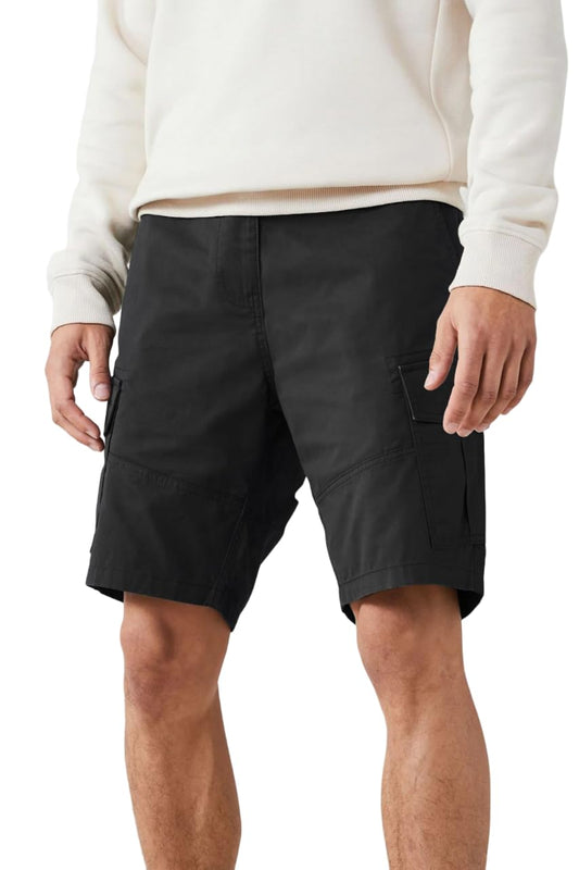 Tagas Men's Loose Fit Slant Pocket Shorts || Shorts for Mens || Casual Shorts for Mens || M-SHORT-2-BLACK-30