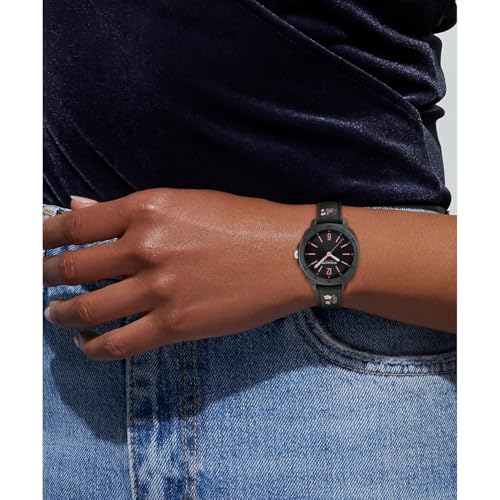 Coach Kitt Qtz Basic Black Tonneau Dial Women's Watch|Silicone Material|Multi Color Band - 14504472