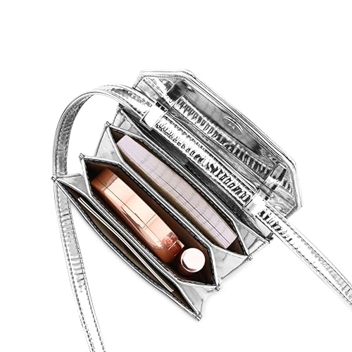 Fastrack Women Compact Clutch with Semi PU Belt