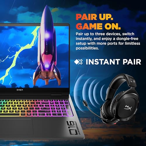 HP Smartchoice Omen 16 Max, AMD Ryzen AI 9 HX 375, 12GB RTX 5070 Ti, 32GB DDR5, 1TB SSD, 2K,165Hz, 400 nits,3ms, IPS, 16''/40.6cm, Win11,Office24, Shadow Black, 2.71kg, ak0070ax, RGB Gaming Laptop