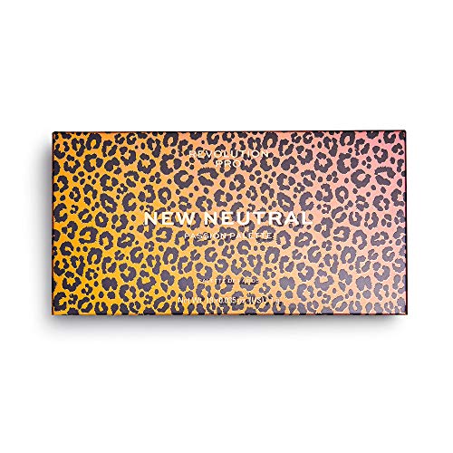 Revolution Beauty London Revolution Pro New Neutrals Passion Shadow Palette, Matte & Shimmery Finish, Passion, 18G (Multicolor)